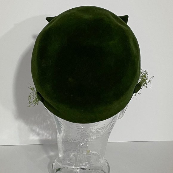 1940s/50s Vintage Riviera Velour Hat main image 10